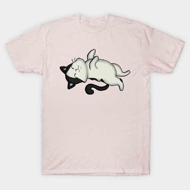 Stray Kitties Oreo03 T-Shirt by zacksmithart